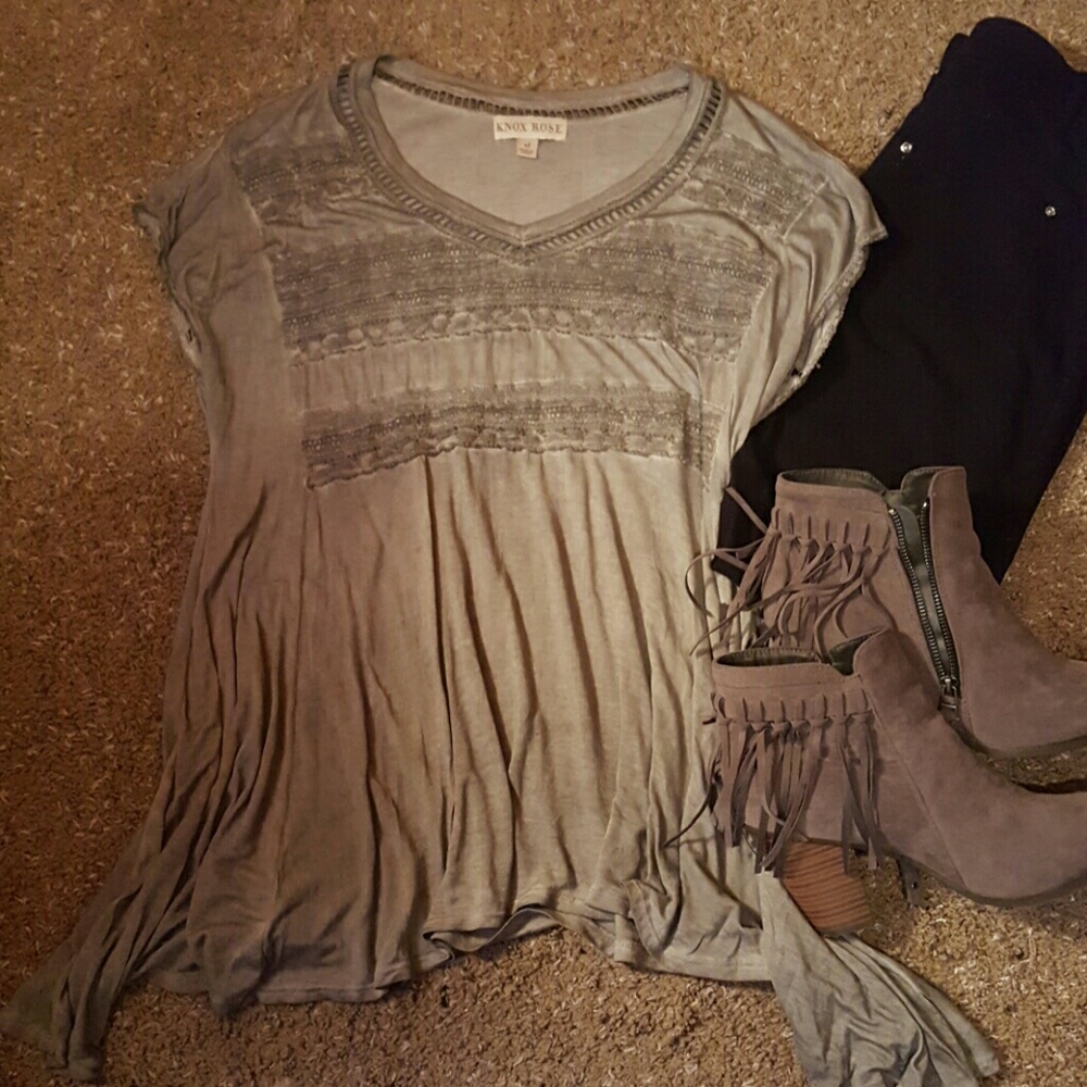 Crocheted Sharkbite Tunic