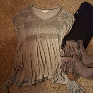 Crocheted Sharkbite Tunic