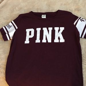 Pink Short Sleeve Logo T, large