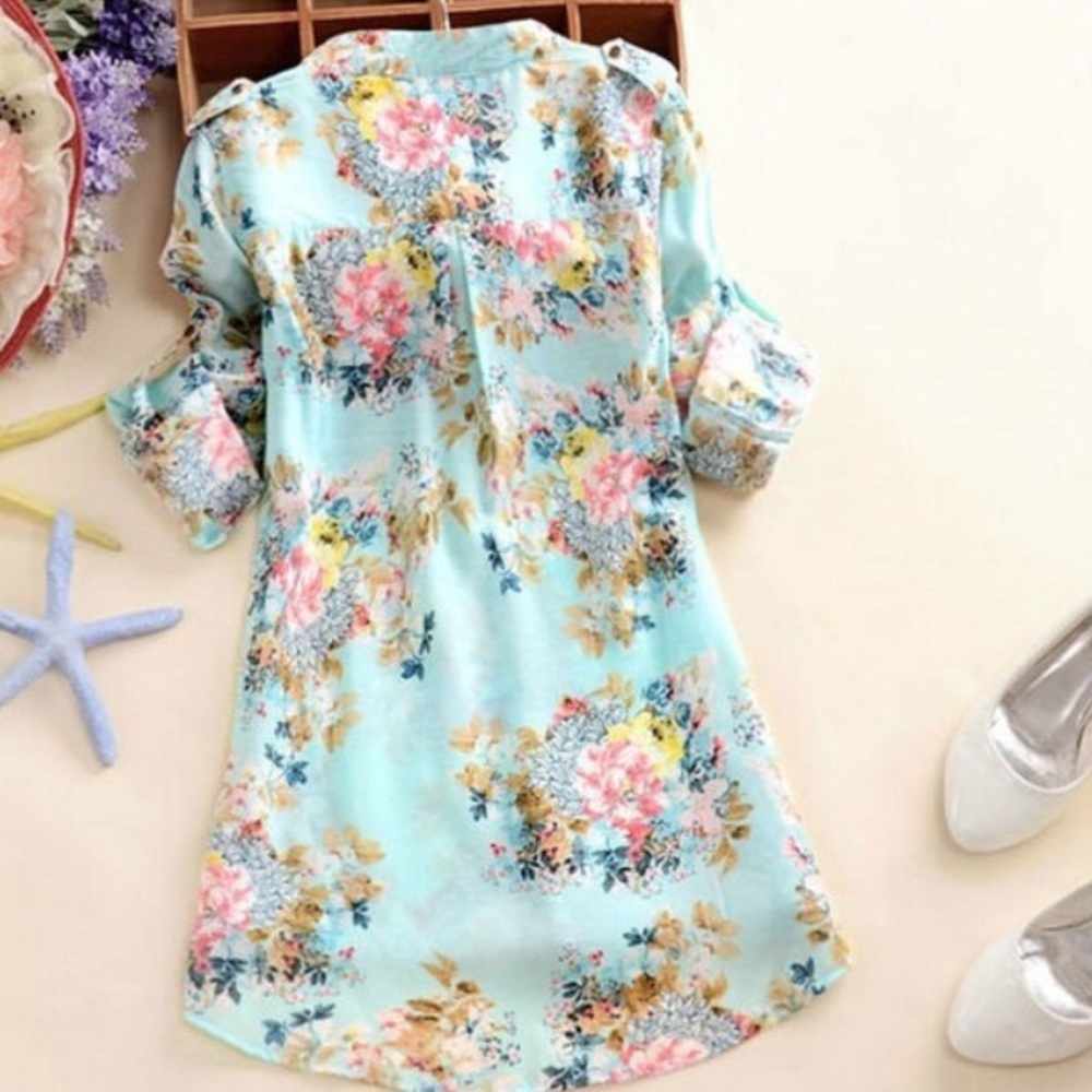 🎊🎊HOST PICK🎊🎊Beautiful floral tunic dress - Picture 2 of 6