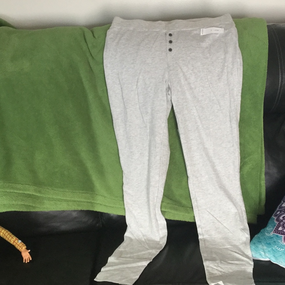 NWT Old Navy grey 3 button lightweight jersey pant