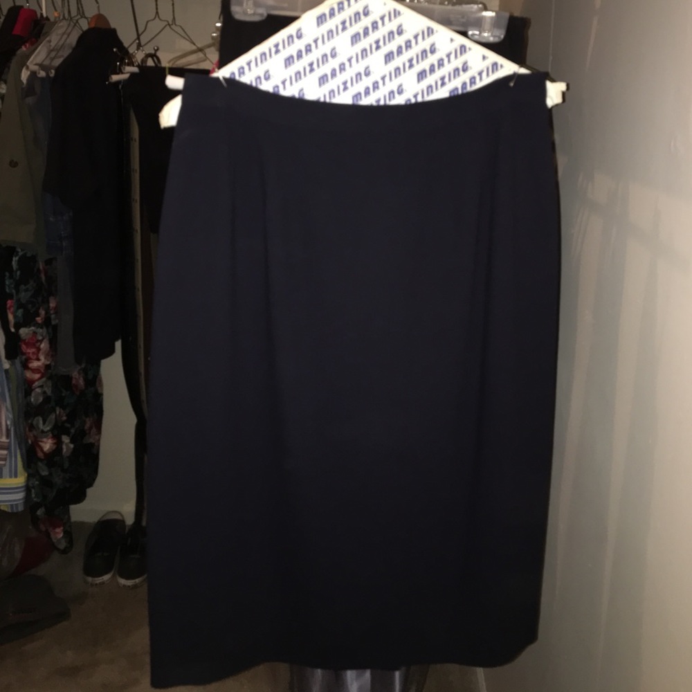 Navy blue skirt
