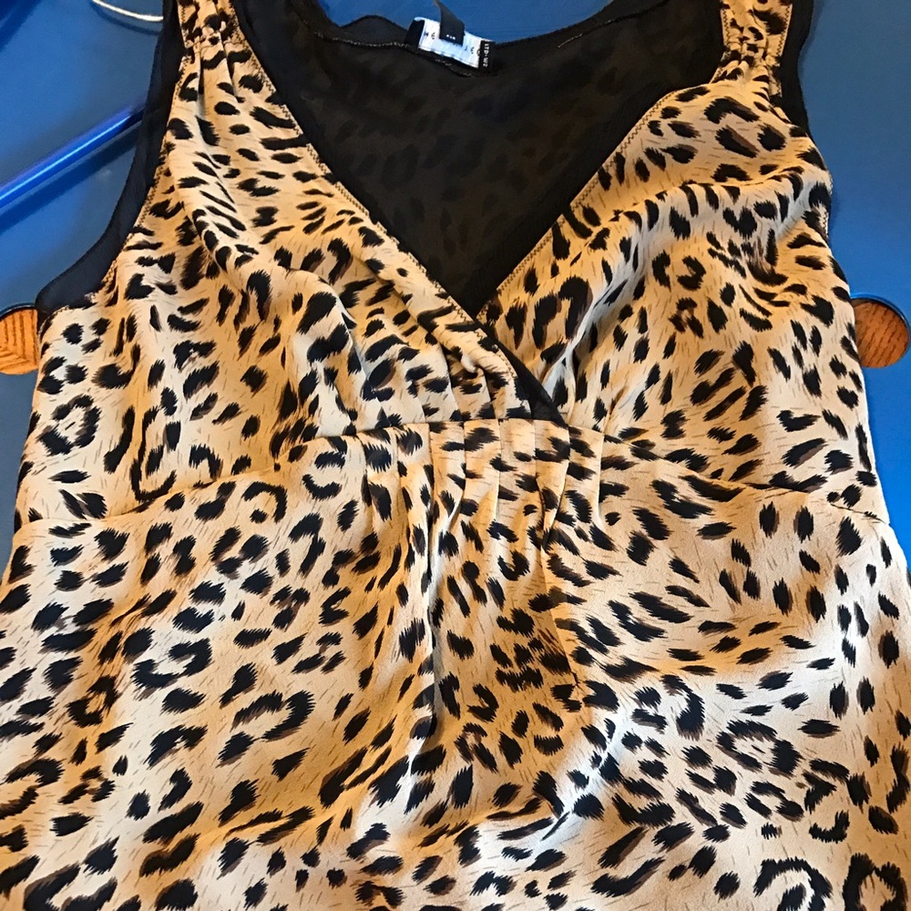 Tiger sleeves blouse.