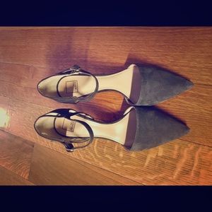 14th&Union GREY+SUEDE Darcy D'orsay Pump