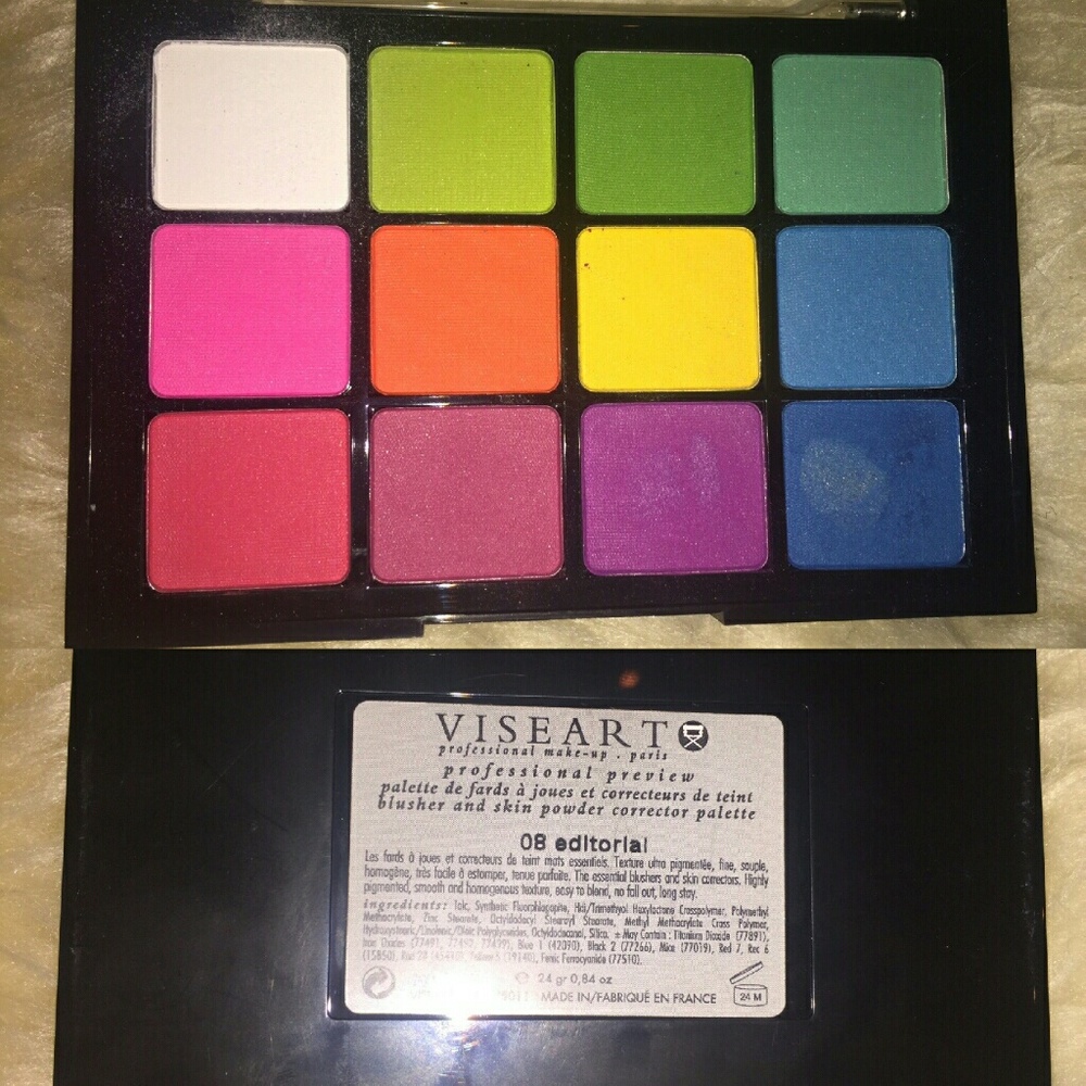 Viseart editorial brights palette