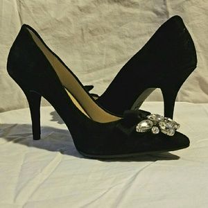 Micheal kors felicity gem black heels