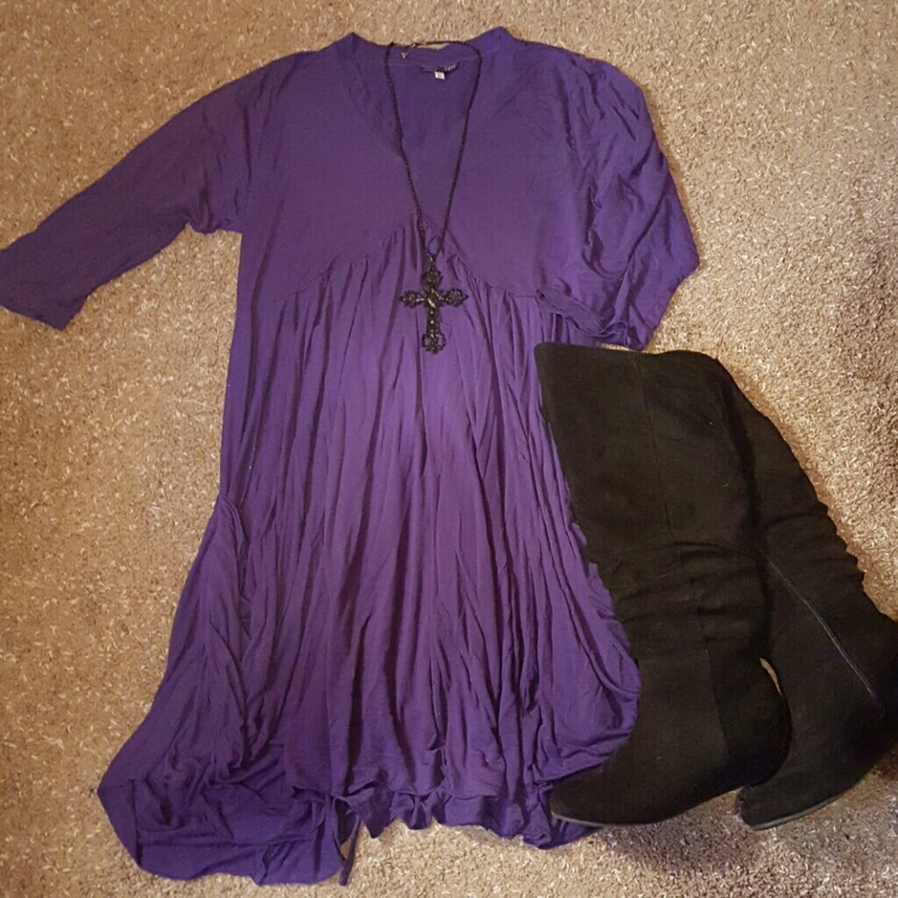 PRICE DROP!! Jersey Lagenlook Tunic/Dress