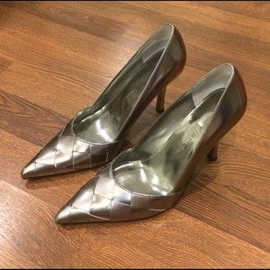 Silver Pumps