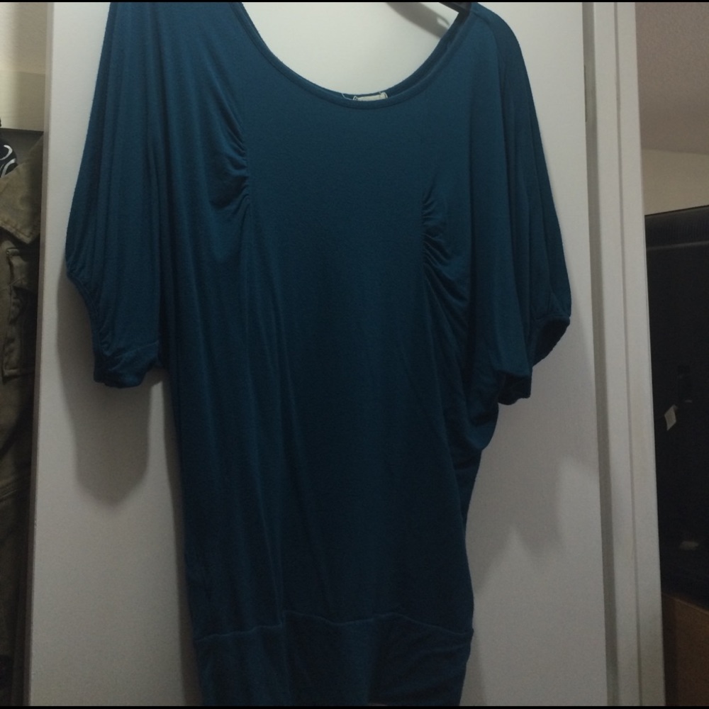 Green and teal tops