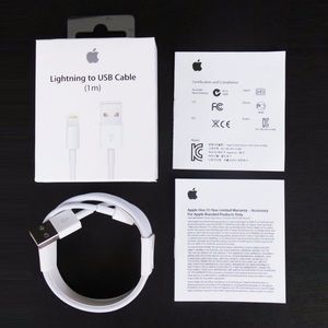 Genuine iPhone lightning charger cable NIB