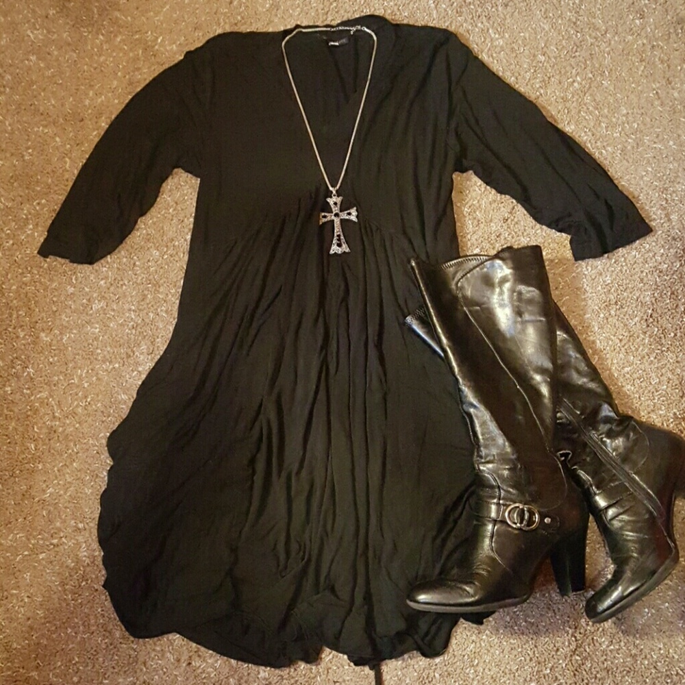 PRICE DROP!! Jersey Lagenlook Tunic/Dress