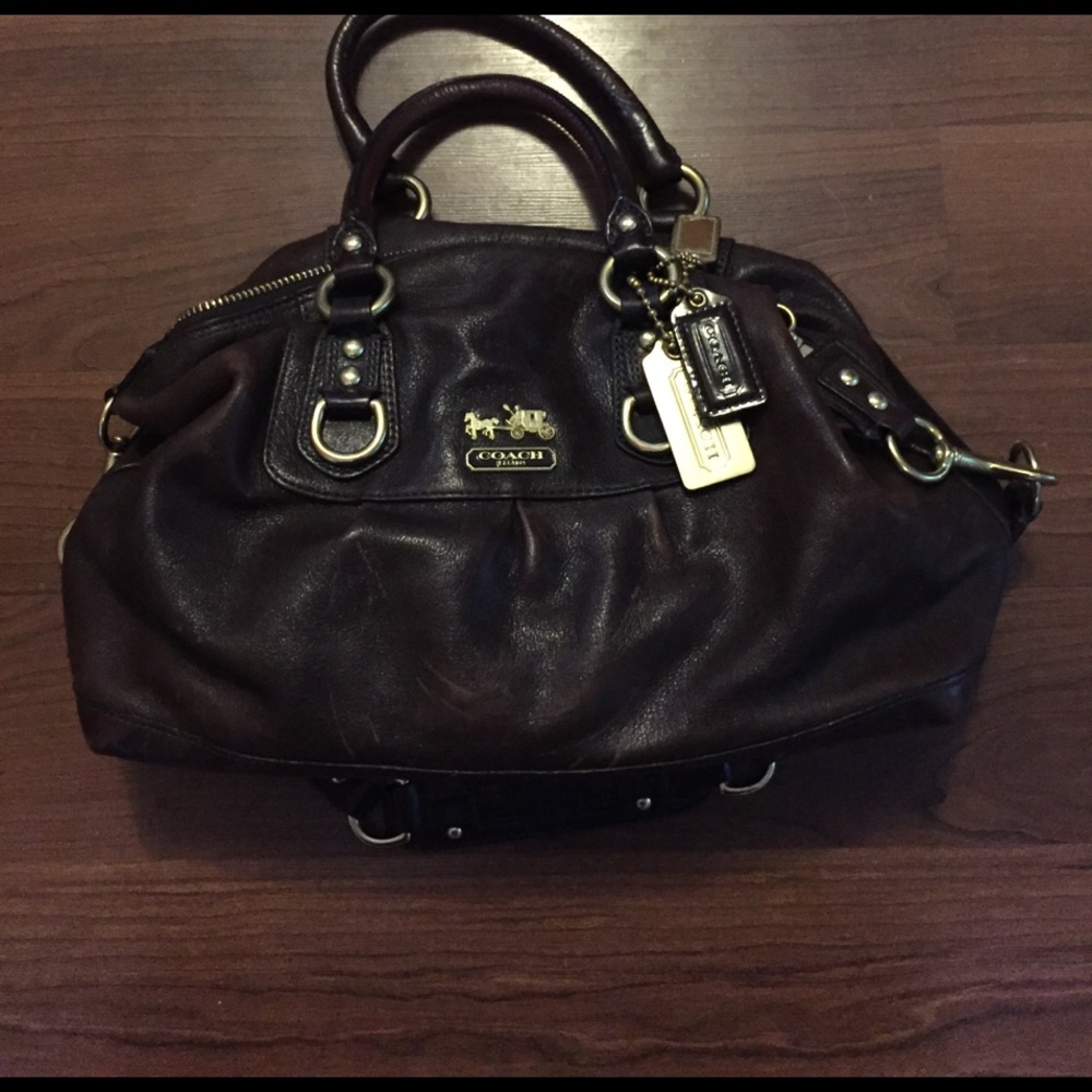 Brown Coach Madison Bag