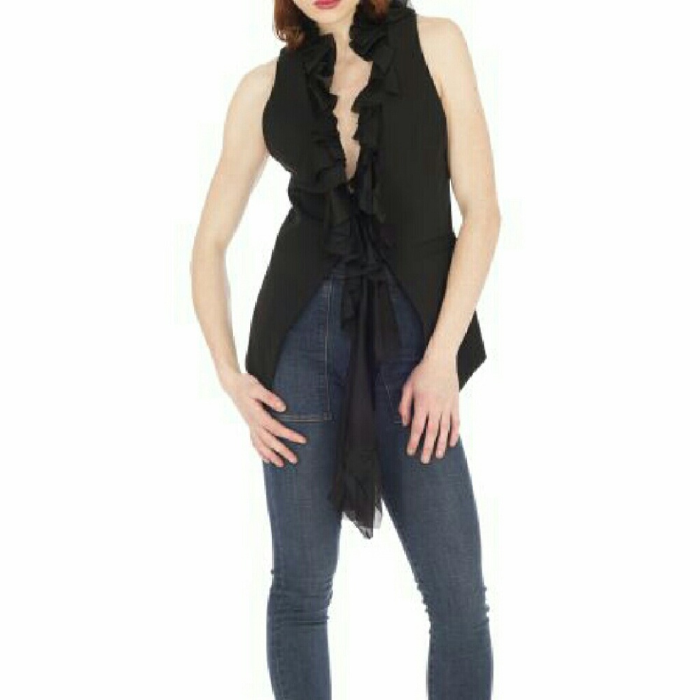 Elizabeth & James Coture Twill Dandy Vest