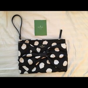Kate Spade ♠️ on purpose canvas wristlet