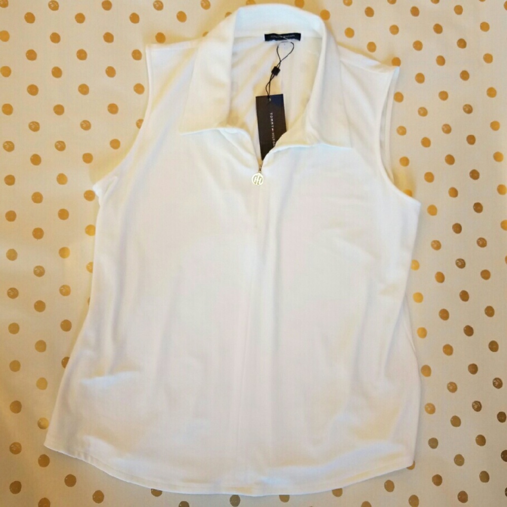 NWT Light Ivory Sleeveless Blouse