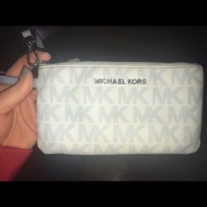 Michael Kors Blue Wristlet!