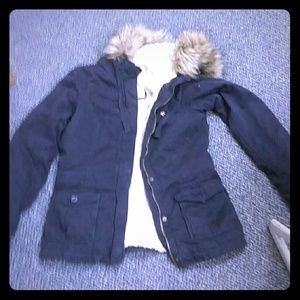 Hollister Faux Fur Lined jacked