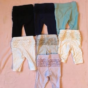 0-3 baby girl ruffle pants