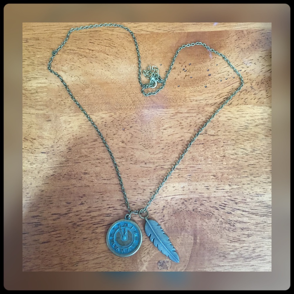 Feather in Time Necklace - Picture 2 of 2