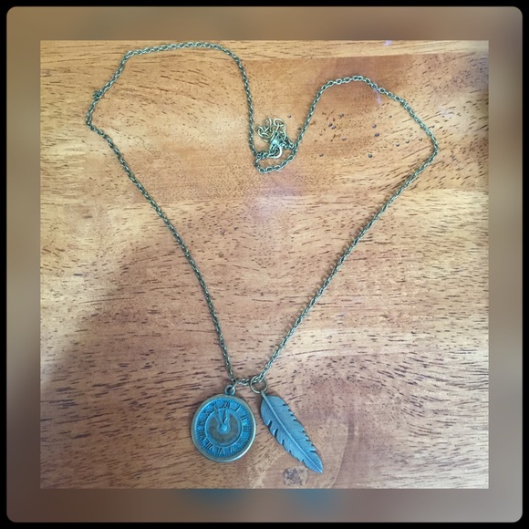 Feather in Time Necklace - Picture 2 of 2