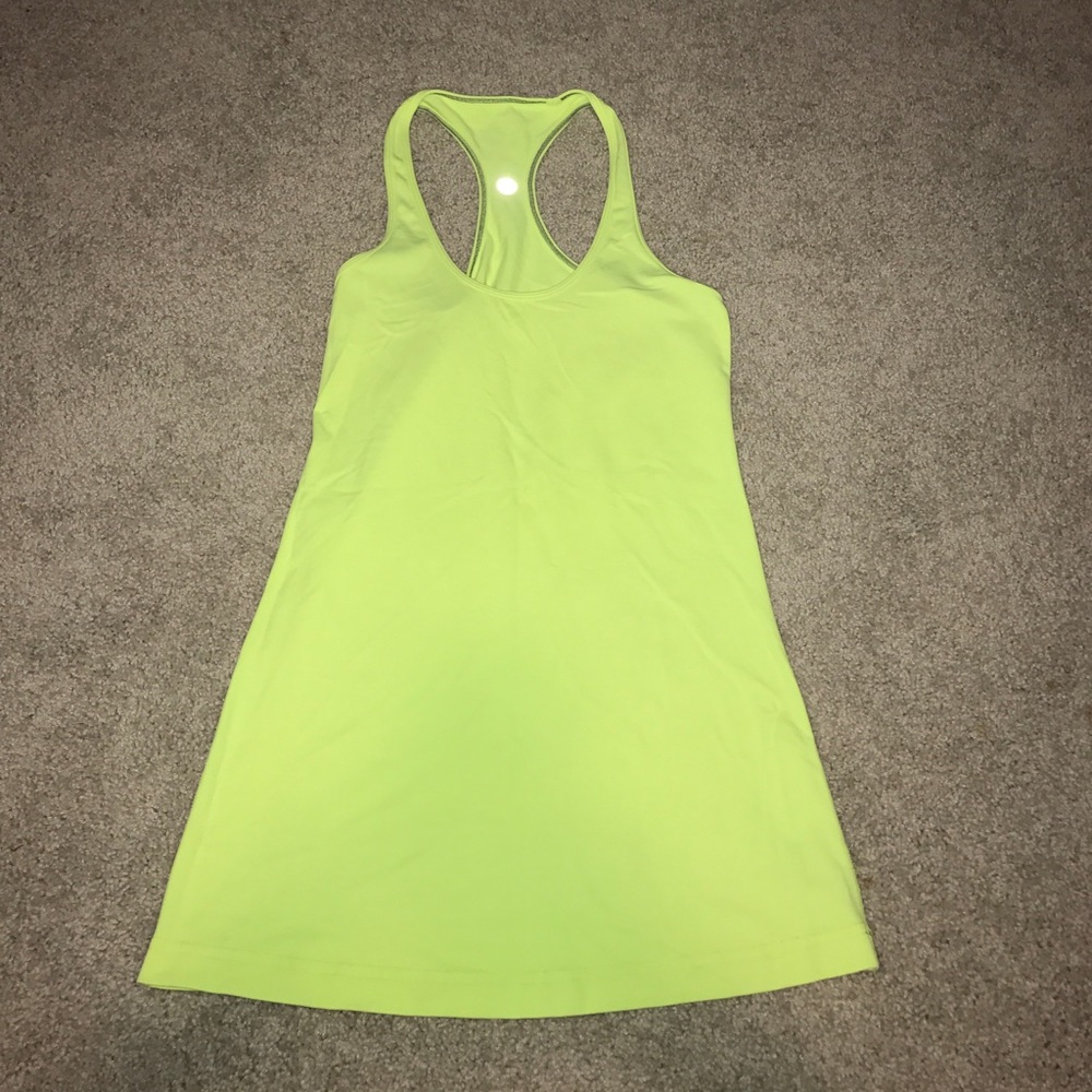 Lululemon CRB (Cool Racerback) Neon Yellow