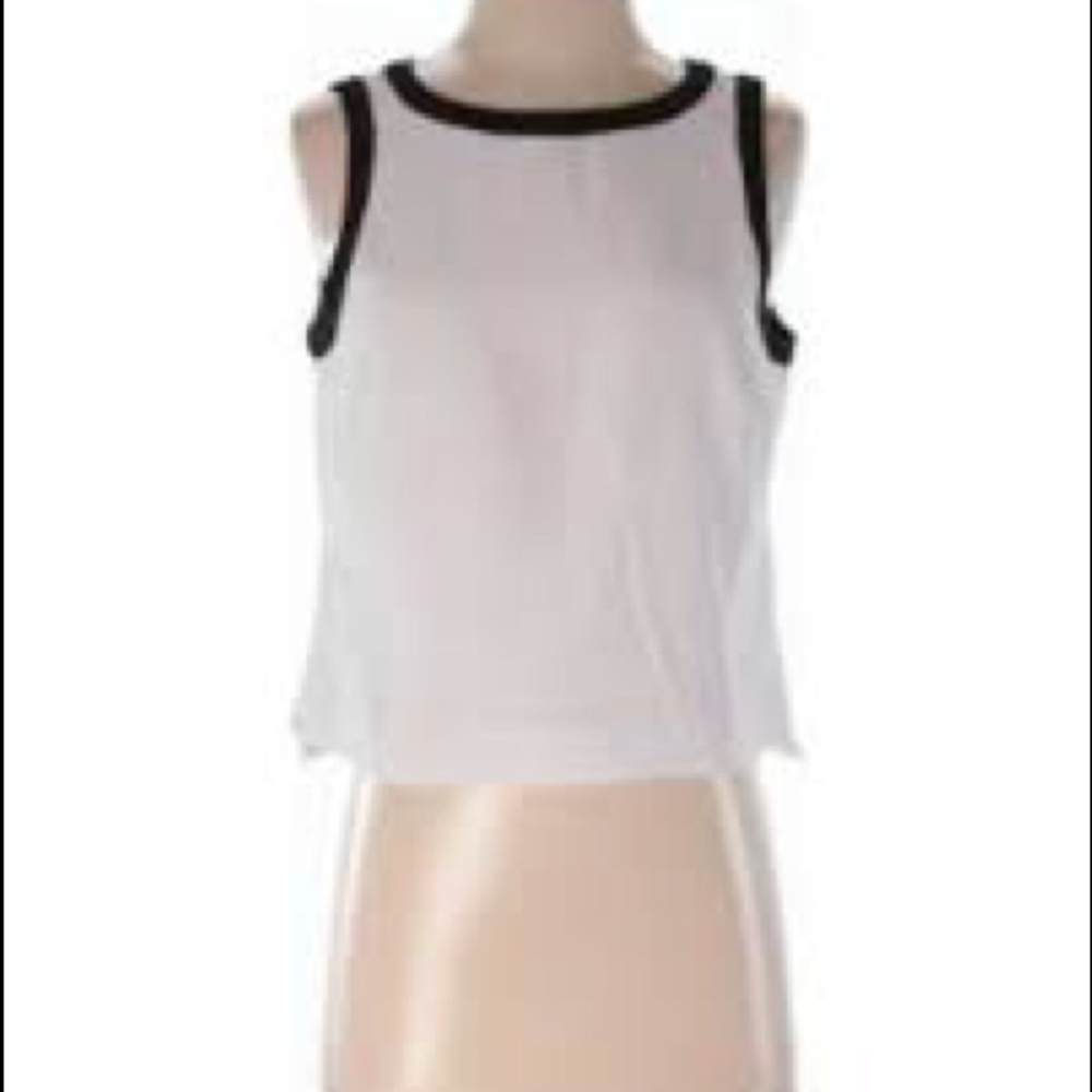 White sleeveless top - business casual