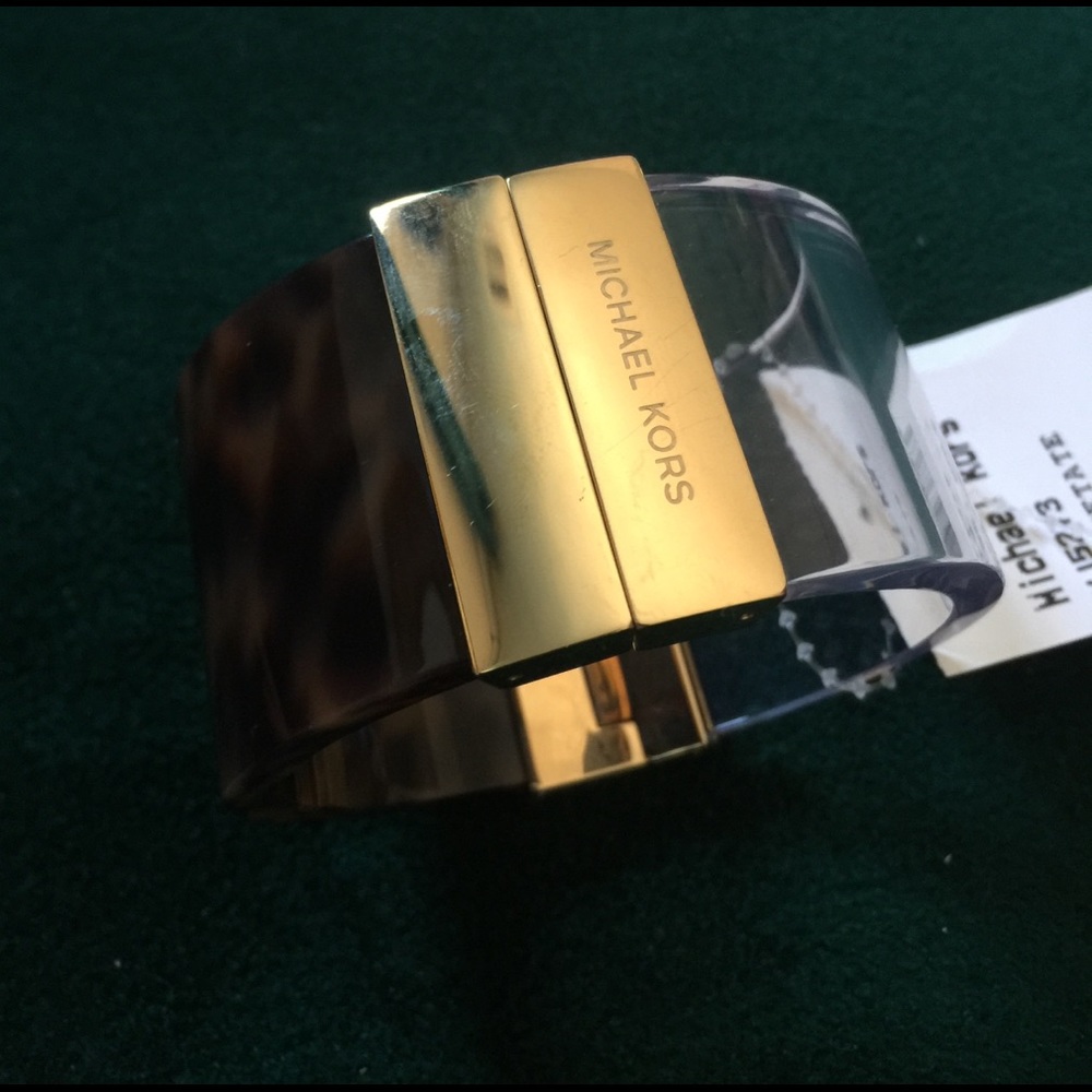 Michael Kors Bold  gold acetate bracelet