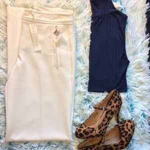 Trina Turk Stein Pants Winter White NWT