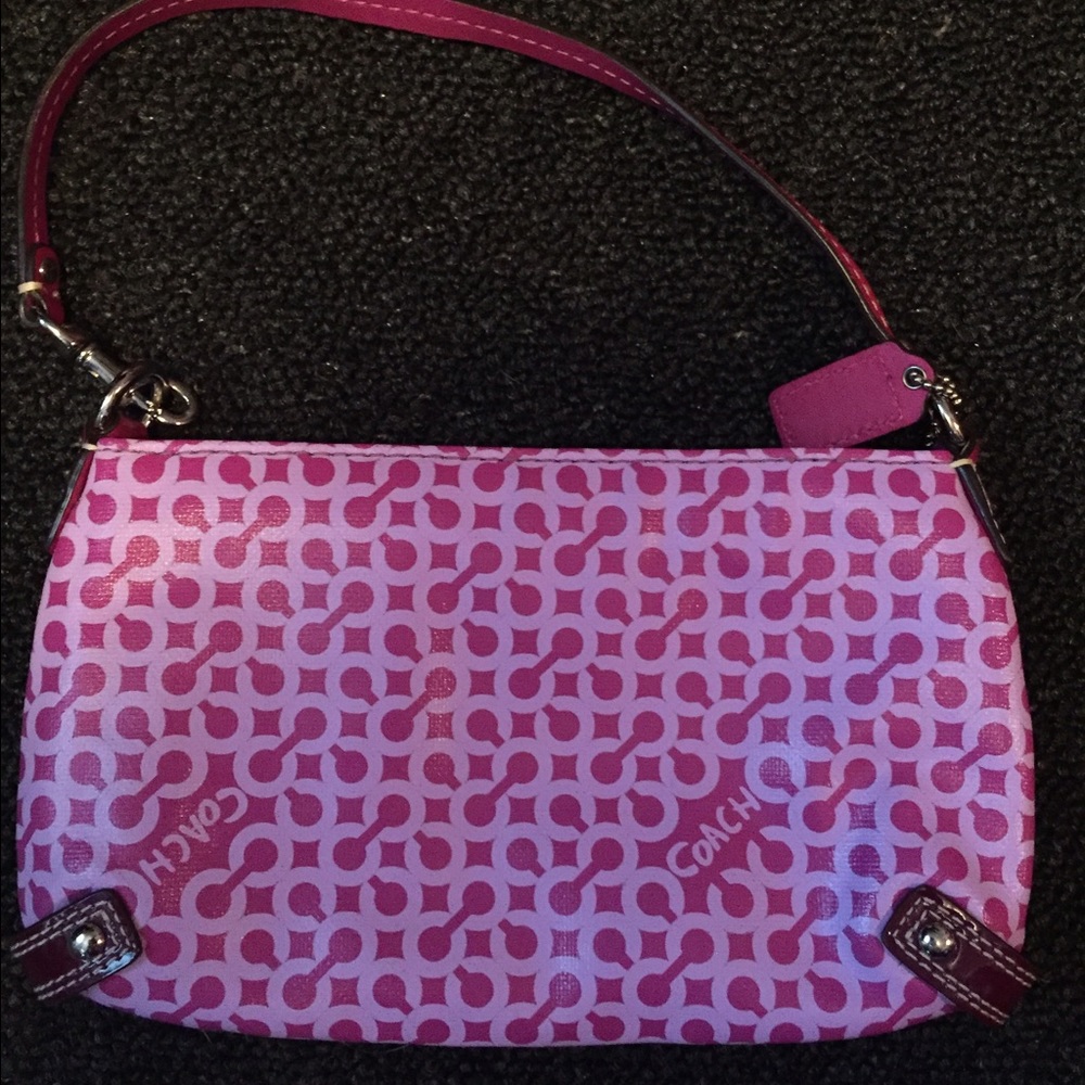 Small Pink Coach Purse - Picture 2 of 5
