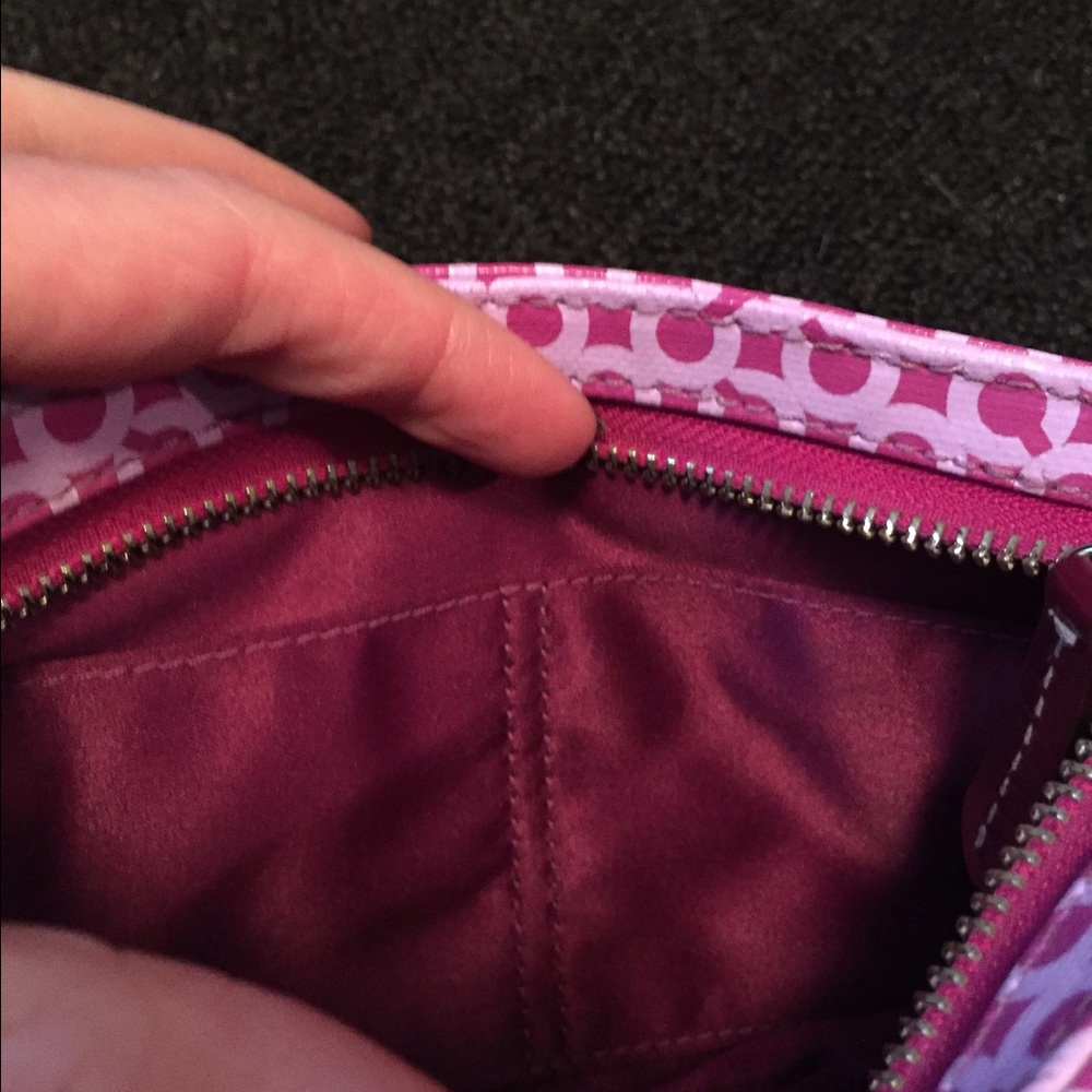 Small Pink Coach Purse - Picture 4 of 5