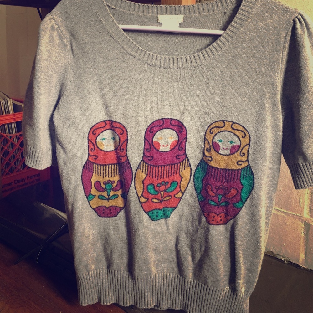 Russian doll sweater