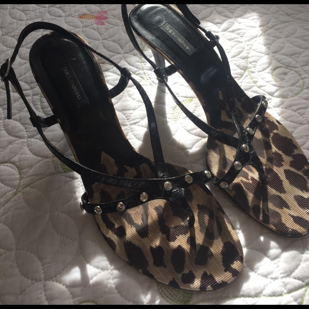 Dolce Gabbana Sandals. Made in Italy. Size 9.