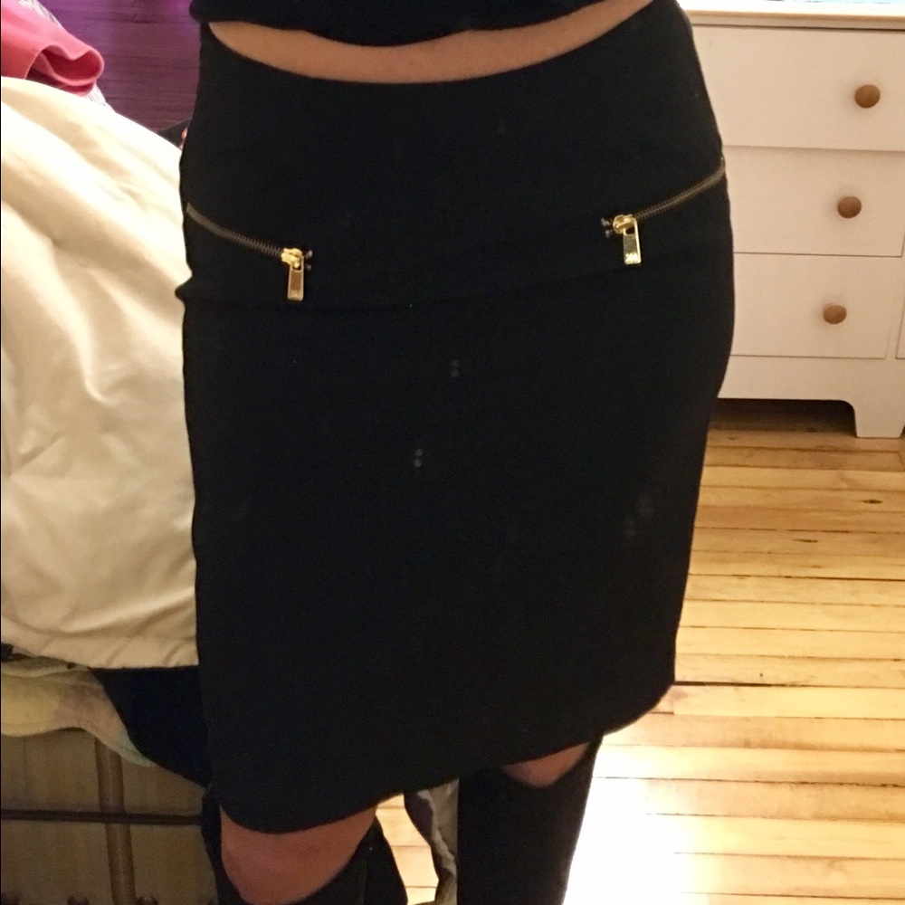 100% Authentic Michael Kors Black Pencil Skirt