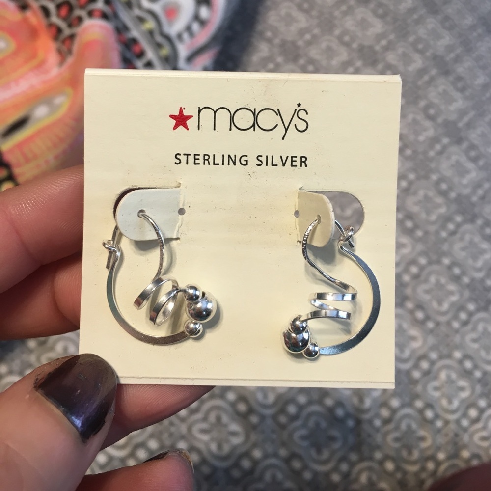 Sterling silver earrings