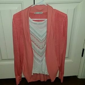 Maurices tank and cardi set