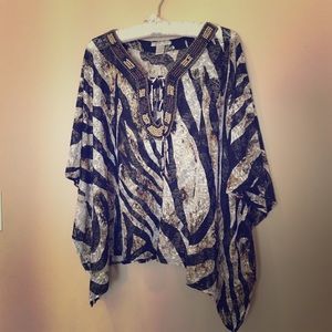 Alberto Makali zebra top