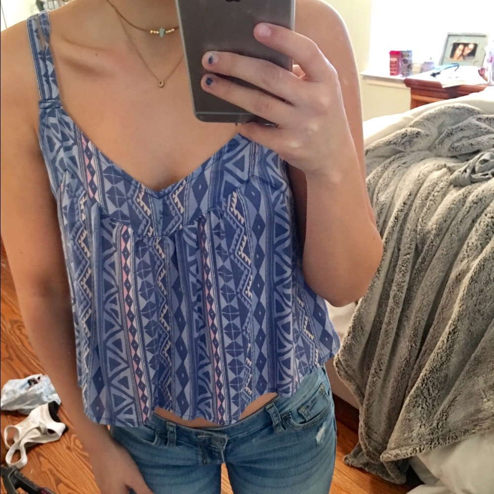 Tribal print tank top