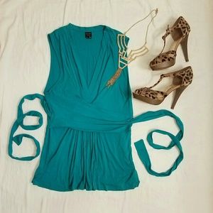 Nicole Miller Peplum Top