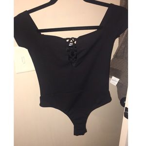 Missguided black bodysuit