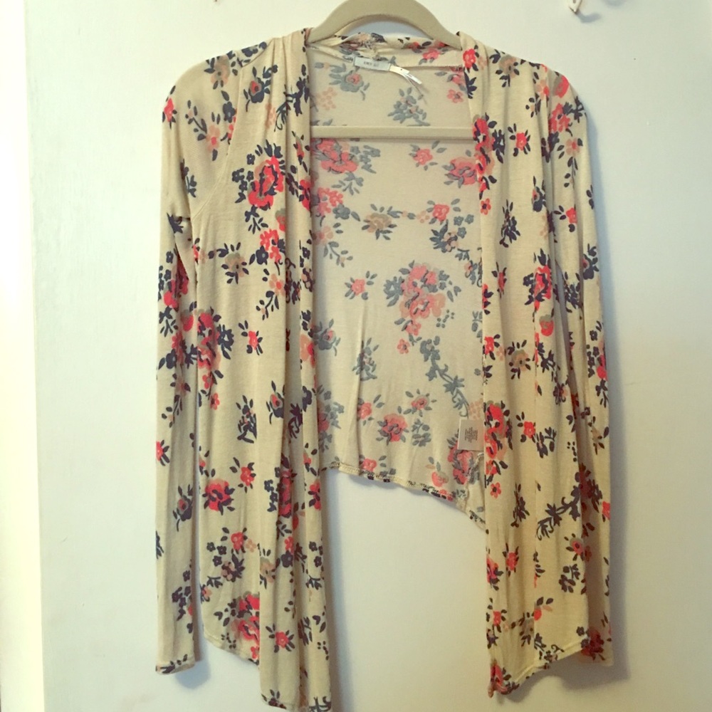 Floral cardigan