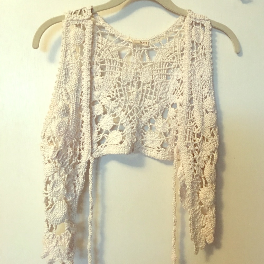 Knit crop cardigan