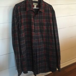 LARGE TALL  LL Bean Flannel