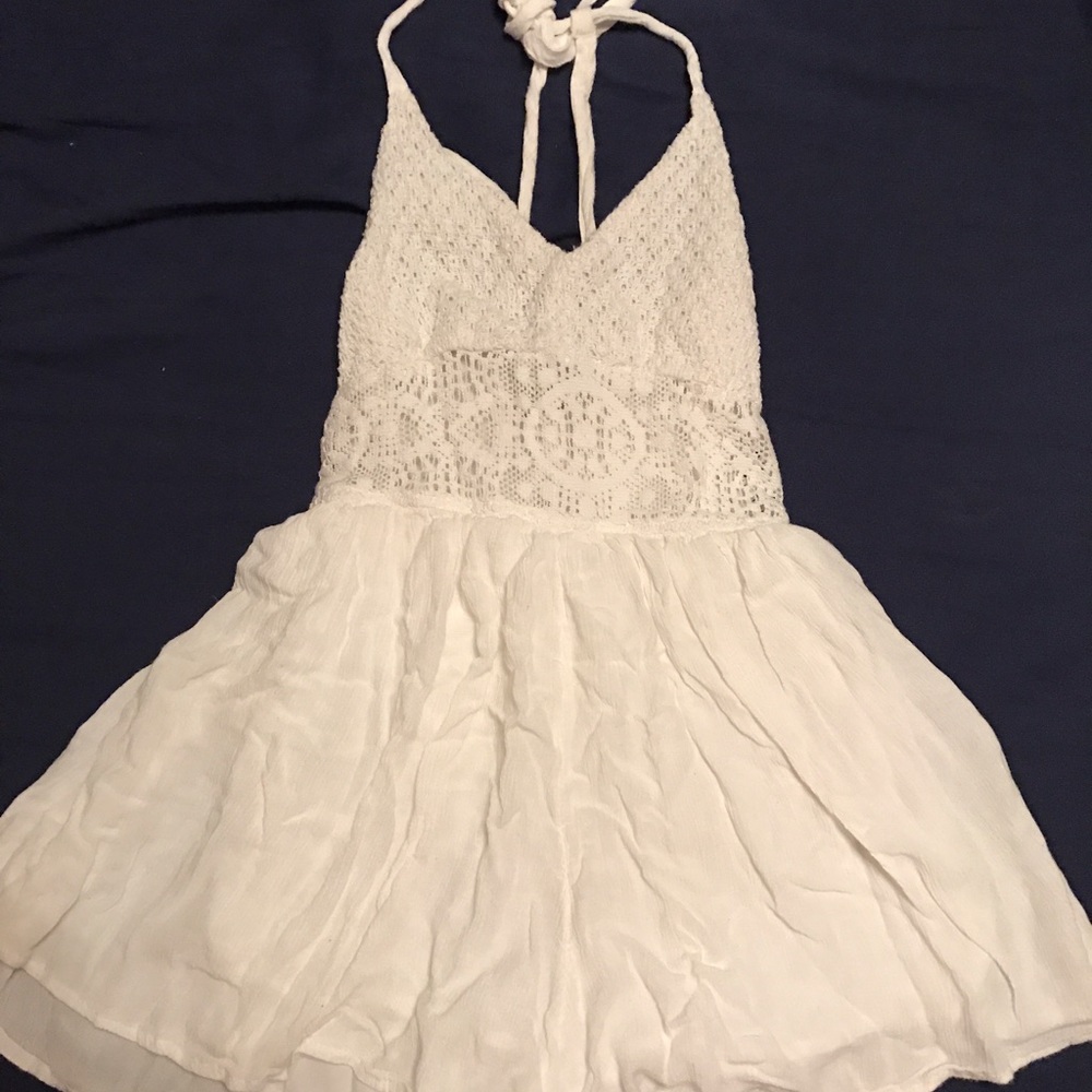 Abercrombie & Fitch White Halter Romper!