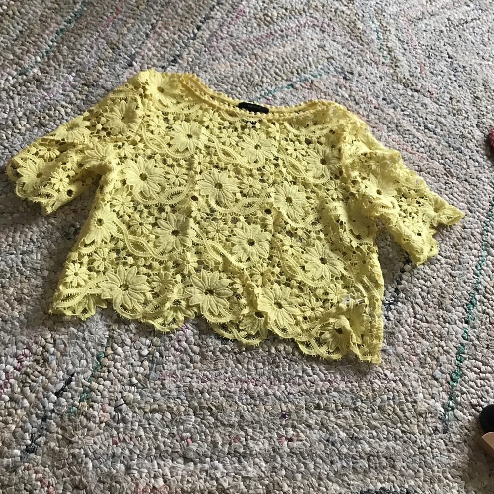 Yellow flower shirt