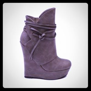 cute wedge booties