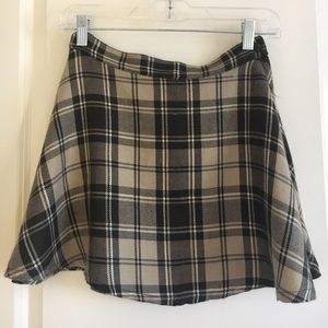 American Apparel Plaid Circle Skirt