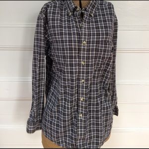 L.L. Bean Men's Medium Blue Flannel Shirt