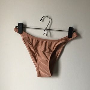 American apparel peach bathing suit bottom