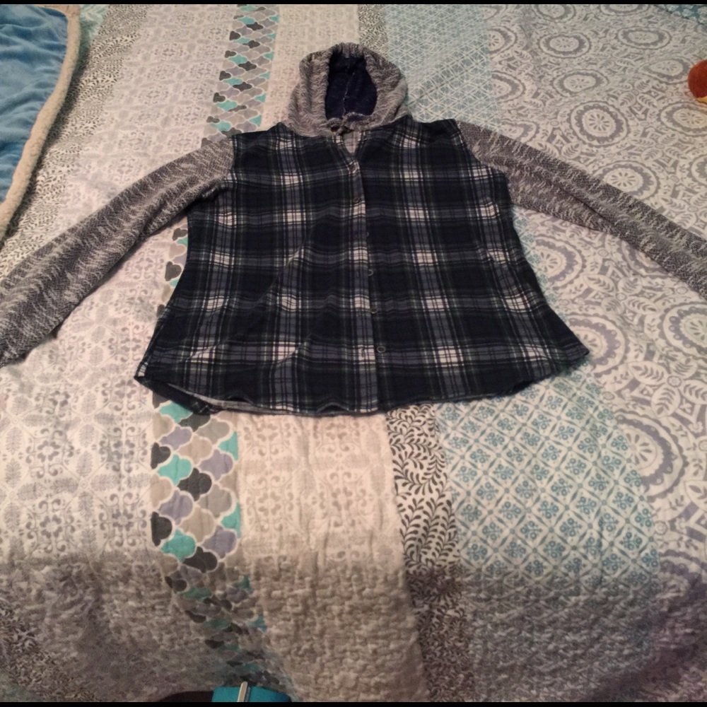 Plaid shirt long sleeve