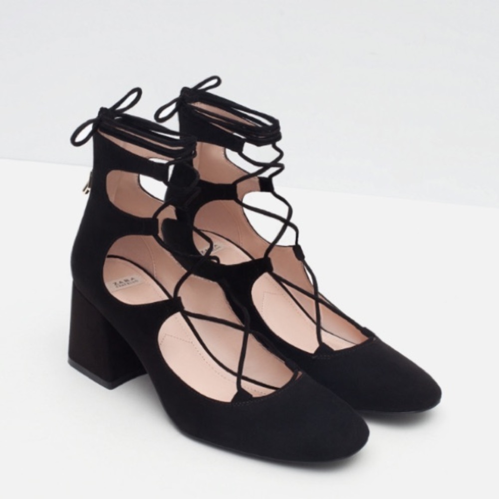 Zara Lace Up Heels